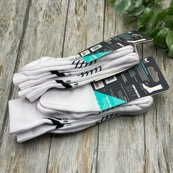 Active Performance Crew Socks Ventilated Heat Release Unisex 2, 2-Packs Size L - Picture 3 of 9